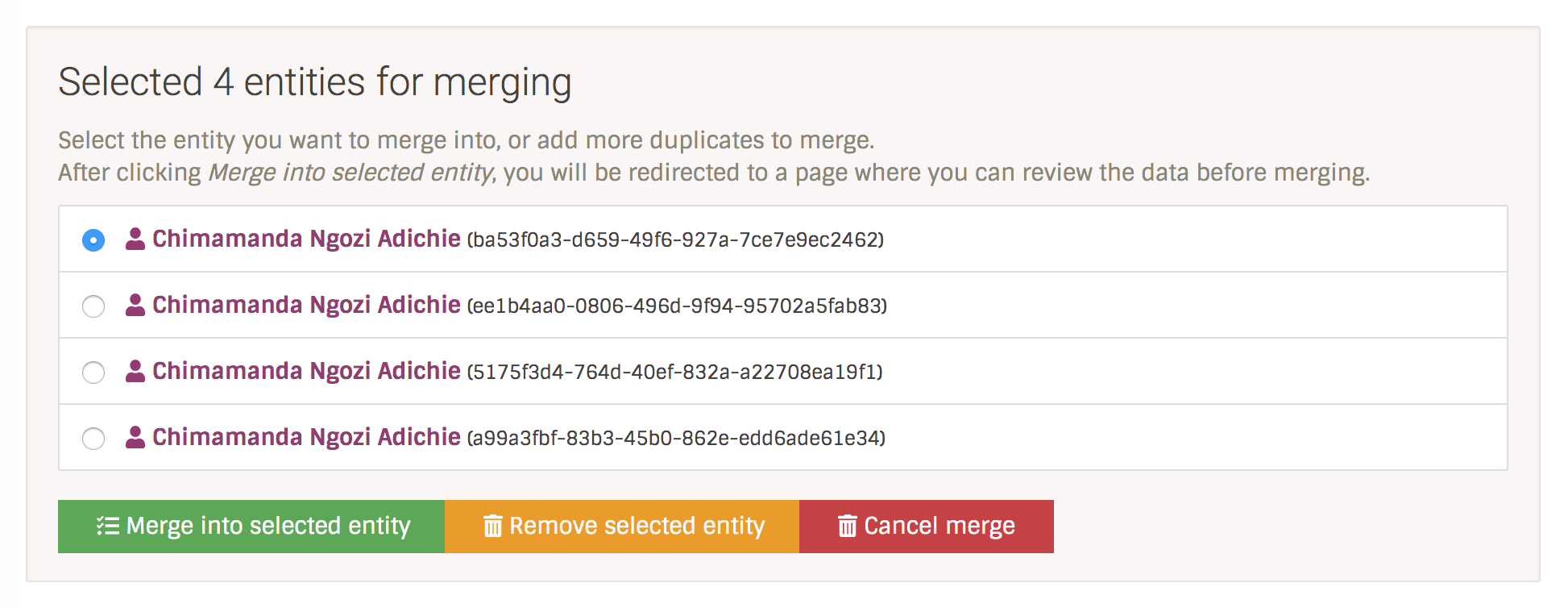 BookBrainz merge queue