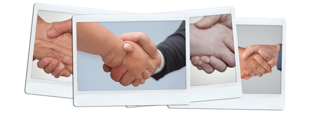 Screenshots of shaking hands rendered by AI, one of them which used to be used for the top similar users icon, all of them looking absolutely gross and mangled, rendered in a mock-Polaroid/photo style.